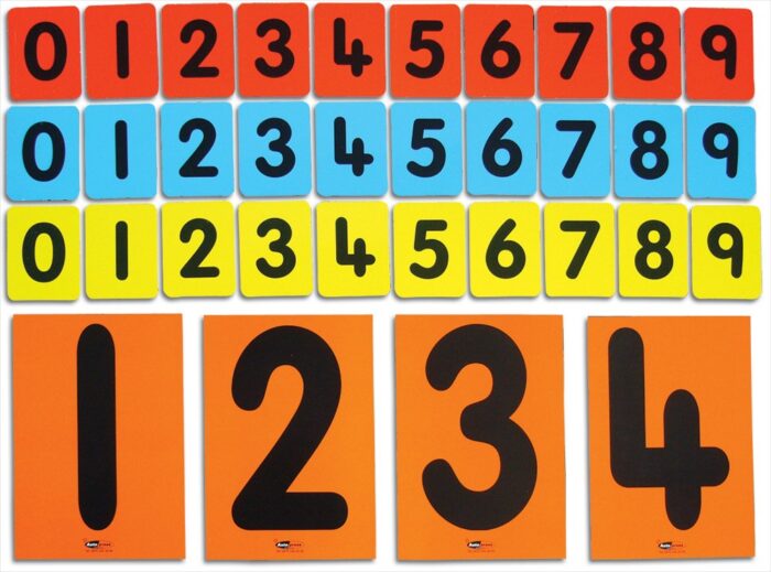 CHILD'S 0-9 CARDS (3 SETS)