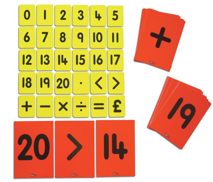 CHILD'S 0-20/FUNCTIONS CARD SET