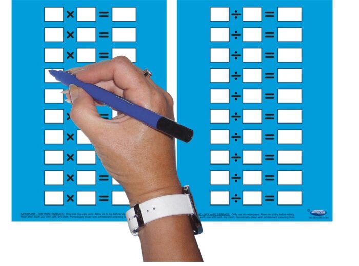 MULTIPLICATION/DIVISION PRACTICE CARD