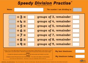 SPEEDY DIVISION PRACTICE