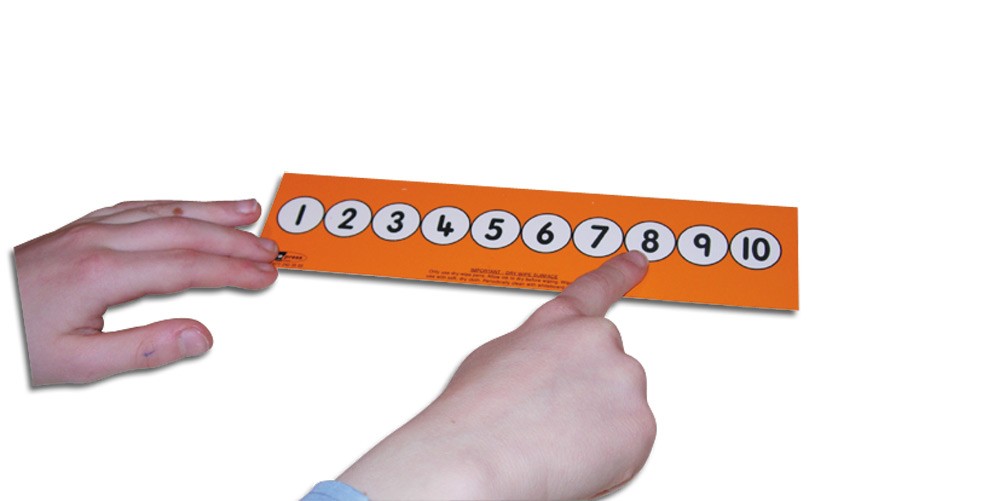 CHILD'S 1-10 NUMBER TRACK