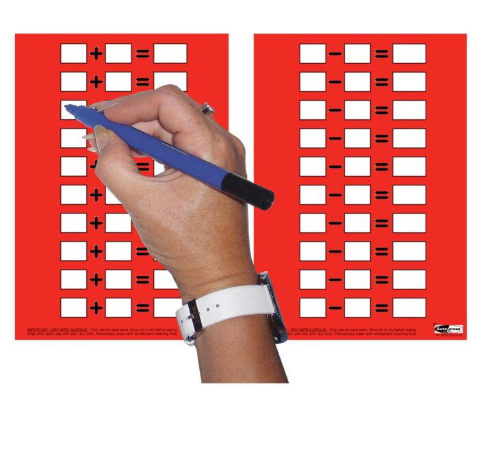 ADDITION & SUBTRACTION PRACTICE CARD