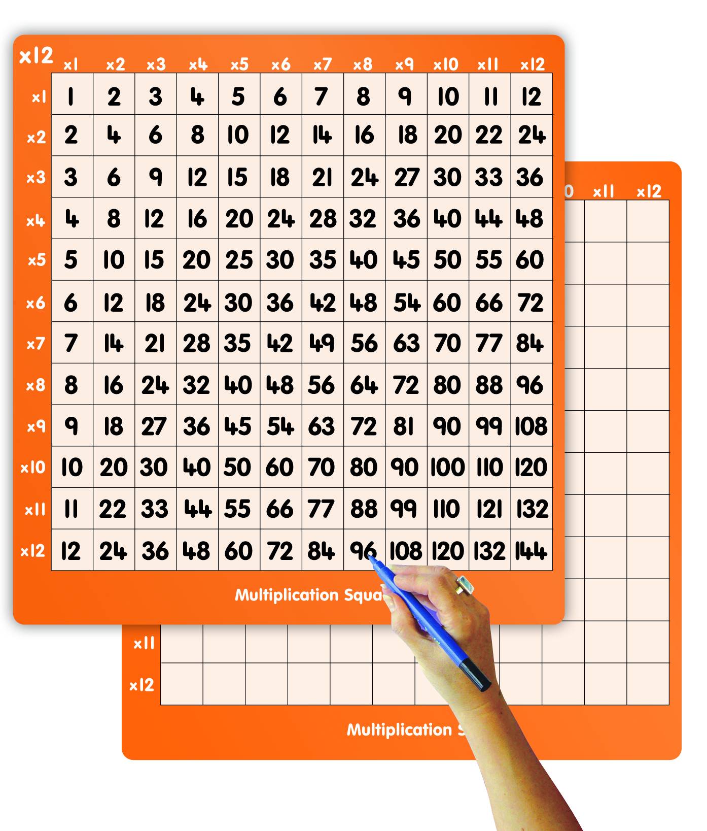 TEACHER'S MULTIPLICATION SQUARE (12 x 12)