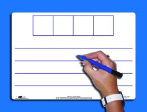 A4 WHITEBOARD/PEN/BAG - LITERACY