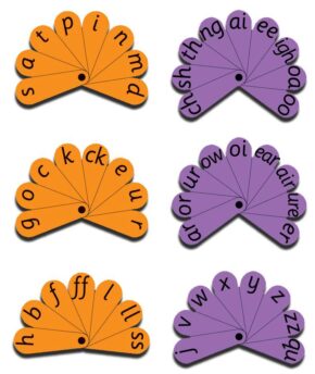PHASE 2 & 3 SYNTHETIC PHONIC FANS (SET OF 6)