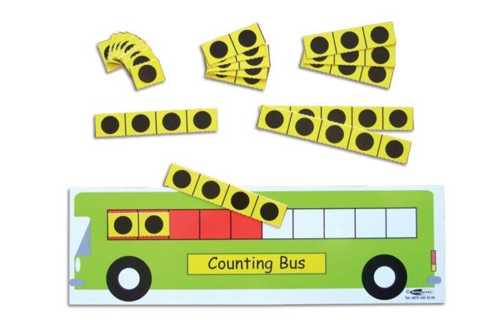 COUNTING BUS - SINGLE DECKER (SET OF 6)
