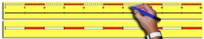 CHILD'S 0-100 NUMBER LINE (70CM)