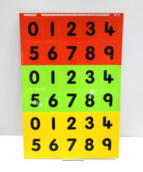 CHILD'S 0-9 CARDS (3 SETS)