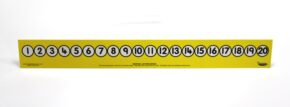 CHILD'S 1-20 NUMBER TRACK (FOLDING/YELLOW)