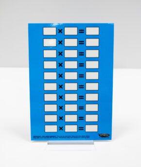 MULTIPLICATION/DIVISION PRACTICE CARD