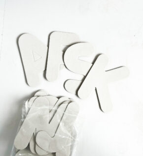GIANT CARDBOARD LETTERS - UPPER CASE