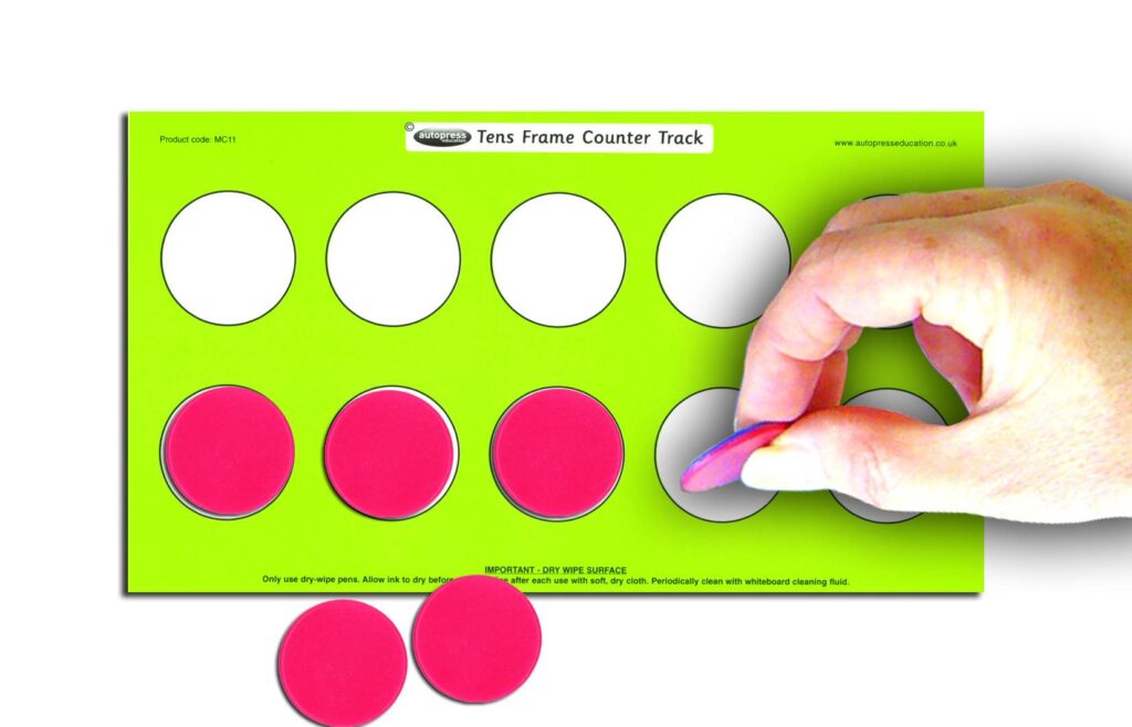 TENS FRAME BOARD & COUNTERS » Autopress Education