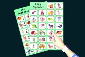 CHILD'S ALPHABET / I-SPY CHART