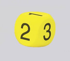 LARGE NUMBERED DICE (1-6)