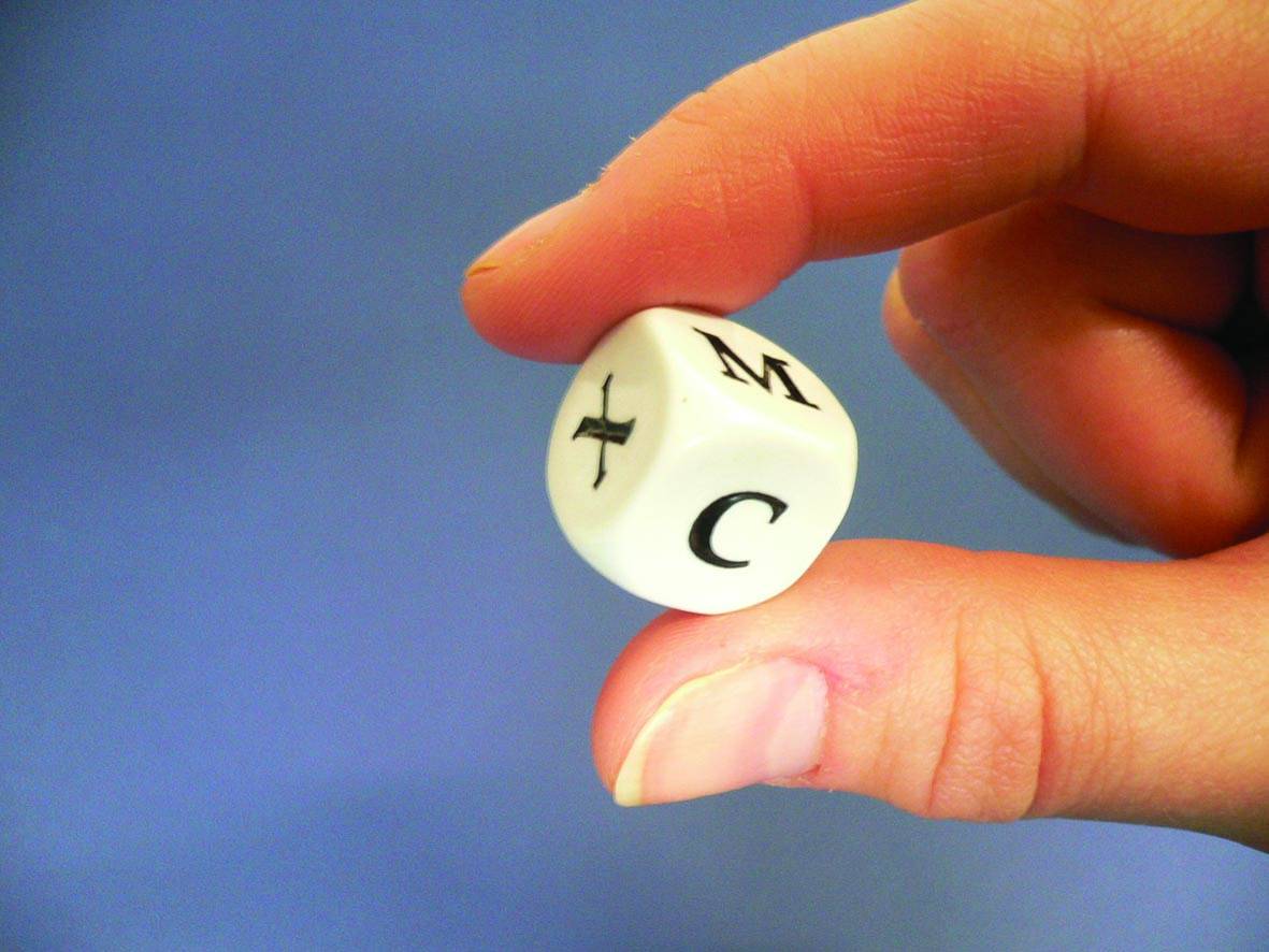 ROMAN NUMERAL DICE (TYPE 2 OF 2)