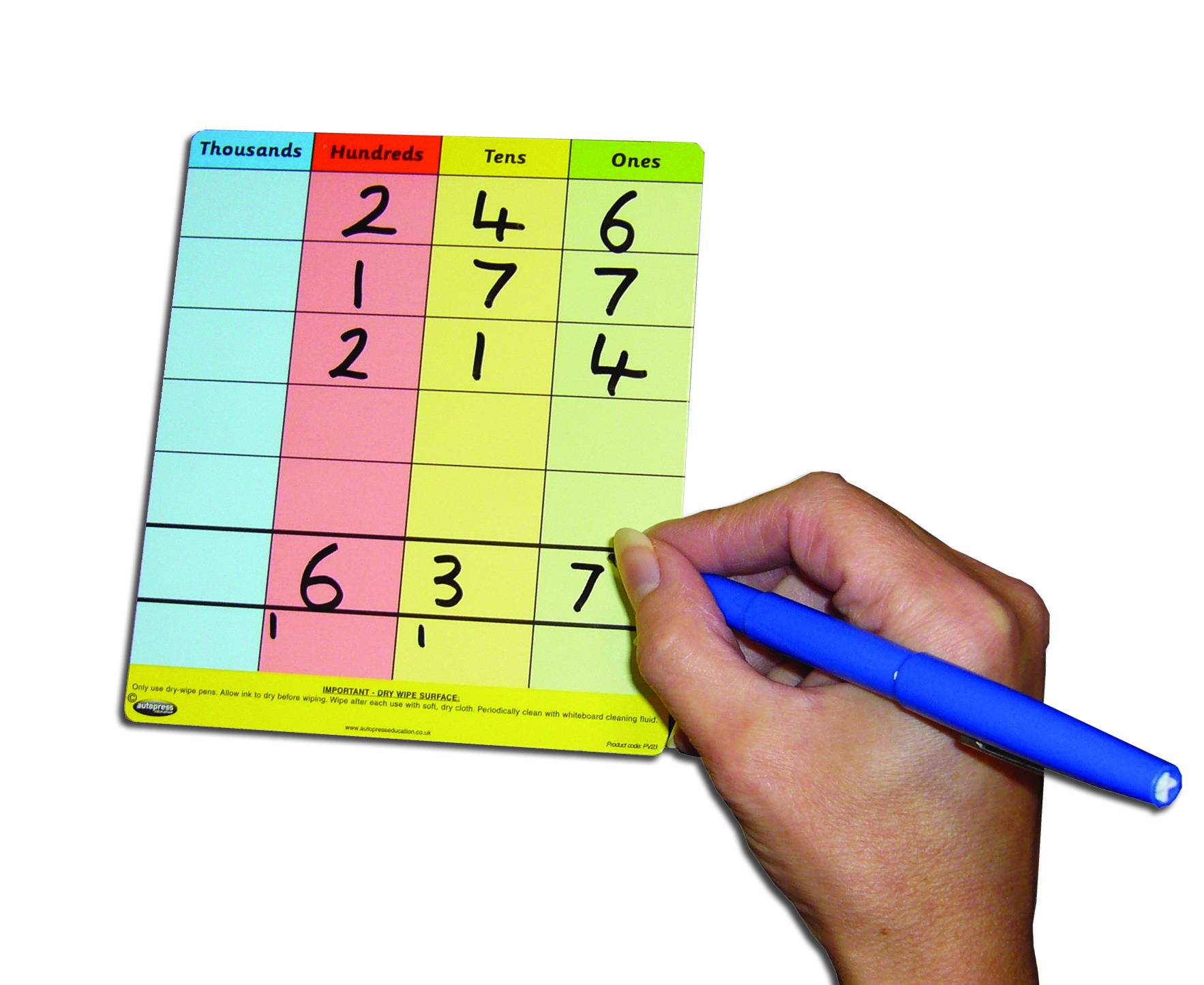 CHILD'S PLACE VALUE CALCULATION CHART Th, HTU ยป Autopress Education Chart Of Calculation