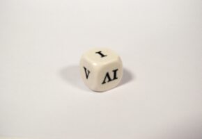 ROMAN NUMERAL DICE (TYPE 1 OF 2)