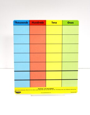 CHILD'S PLACE VALUE CALCULATION CHART - Th, HTU