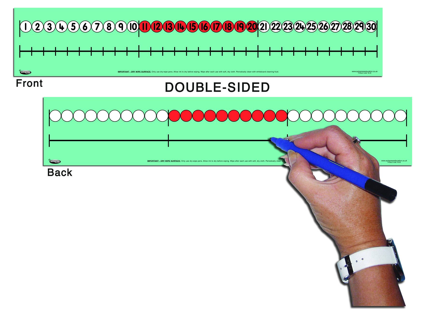 CHILD'S NUMBERED LINE / TRACK TO 30