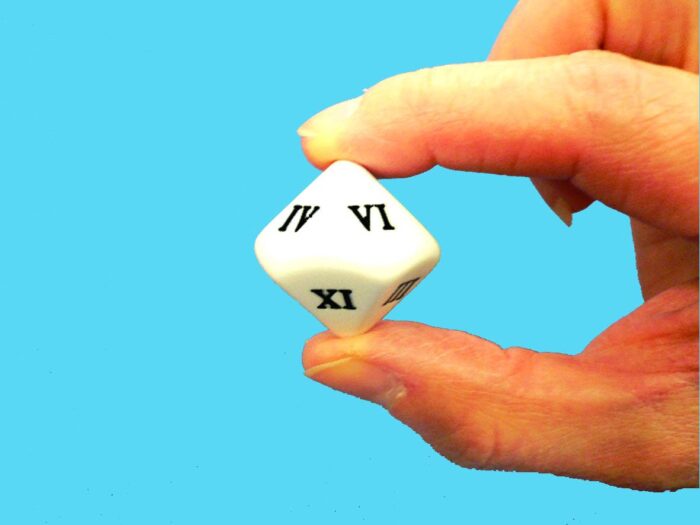 ROMAN NUMERAL DICE 1-10