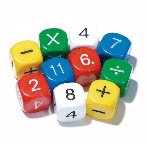 PACK OF 9 ARITHMETIC DICE