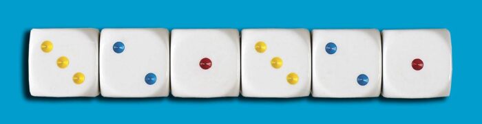 1 - 3 TWICE DICE (SPOTS)