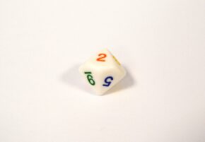 RAINBOW TEN SIDED DICE (0-9)