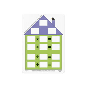 NUMBER FACTS HOUSE - MULTIPLICATION & DIVISION (MEDIUM)