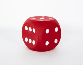 GIANT DOT DICE - RED