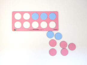 TENS FRAME BOARD AND COUNTERS P/B