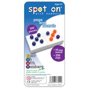 Spot on with Numbers - Peg & Boards
