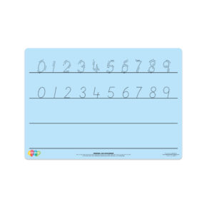 Blue Tinted Number Formation Mat