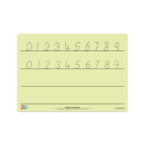 Green Tinted Number Formation Mat