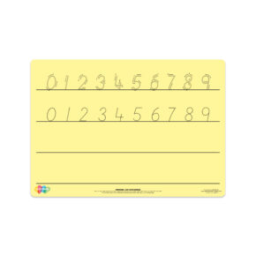 Yellow Tinted Number Formation Mat