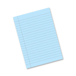 BLUE WIDE RULED A4 EXERCISE BOOK