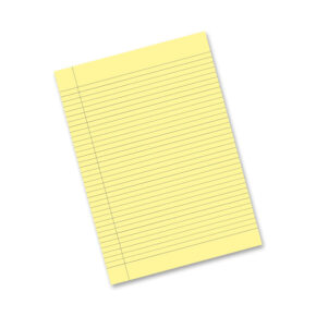 YELLOW RULED A4 EXERCISE BOOK