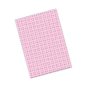 PINK GRID A4 EXERCISE BOOK