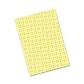 YELLOW GRID A4 EXERCISE BOOK