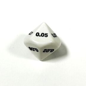 HUNDREDTHS DECIMAL DICE