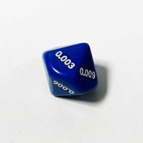 THOUSANDTHS DECIMAL DICE