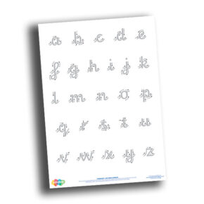 Pre-cursive formation mat