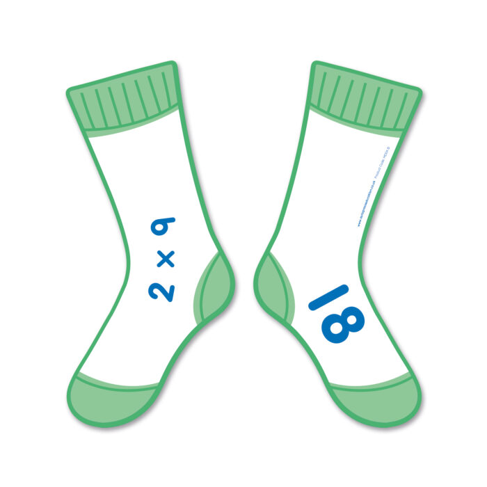 MULTIPLICATION AND DIVISION SOCKS X2