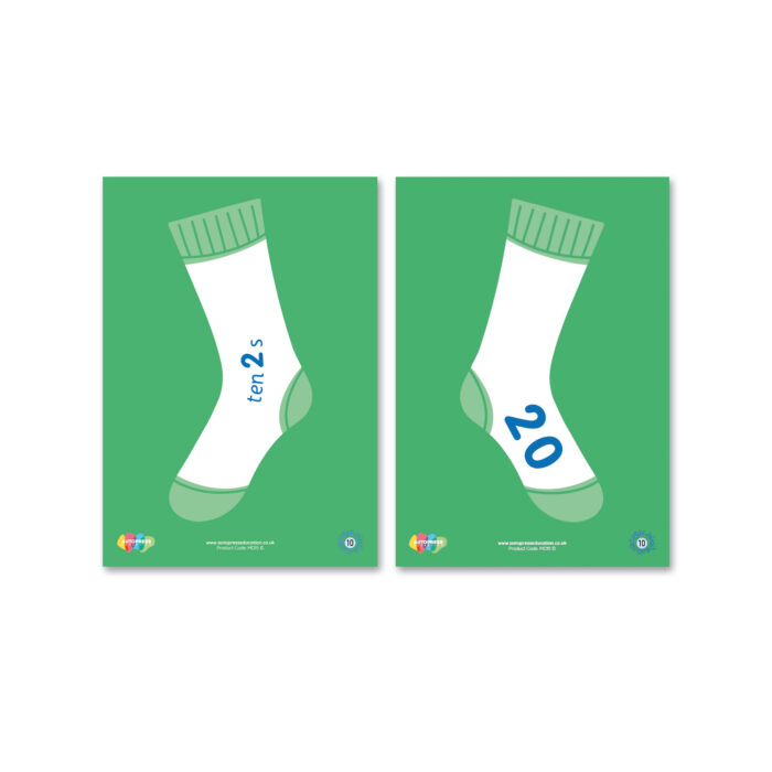 MULTIPLICATION AND DIVSION SOCKS A7 CARD X2