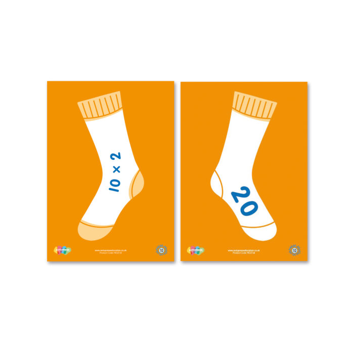 MULTIPLICATION AND DIVISION SOCKS X10